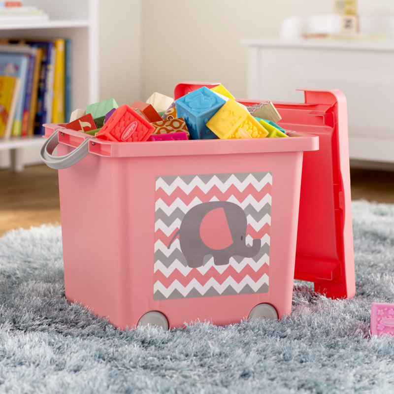 Viv + Rae Nellie Toy Stacking Basket with Lid & Reviews Wayfair